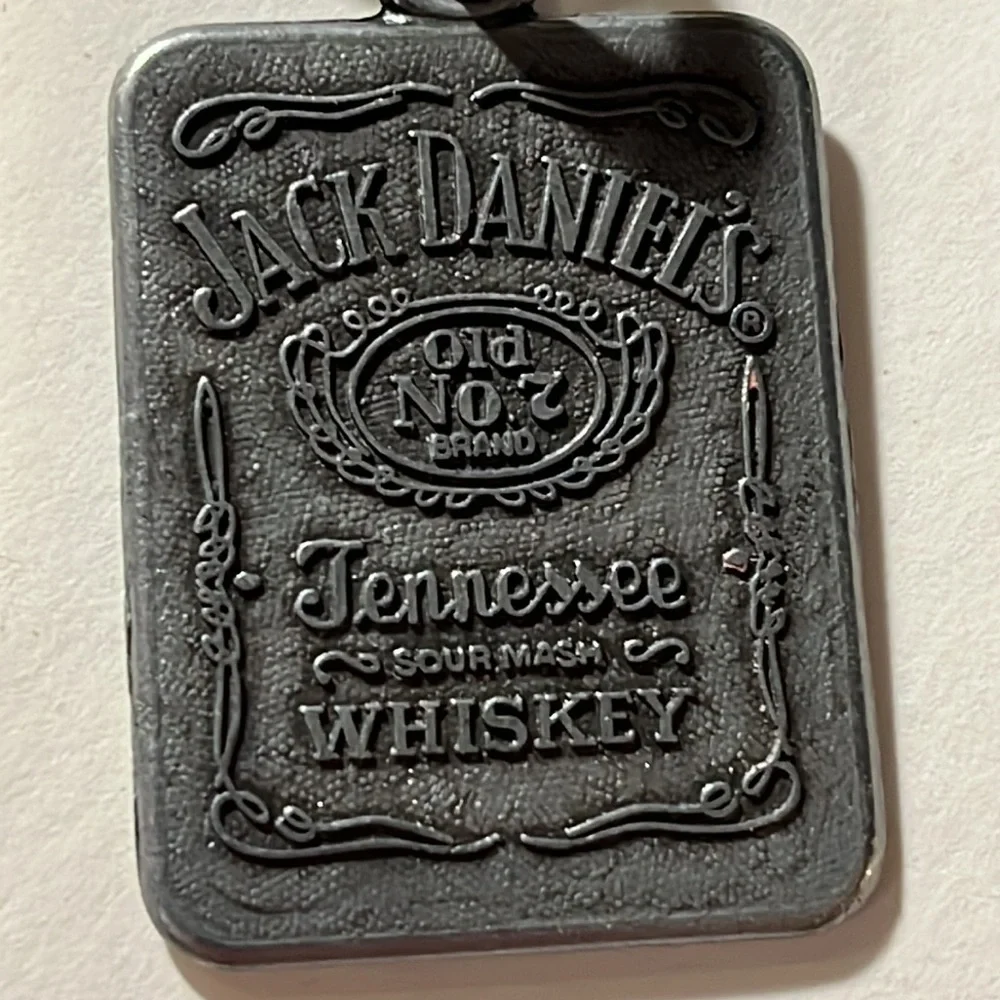 Jack Daniels Metal Keychain - unused